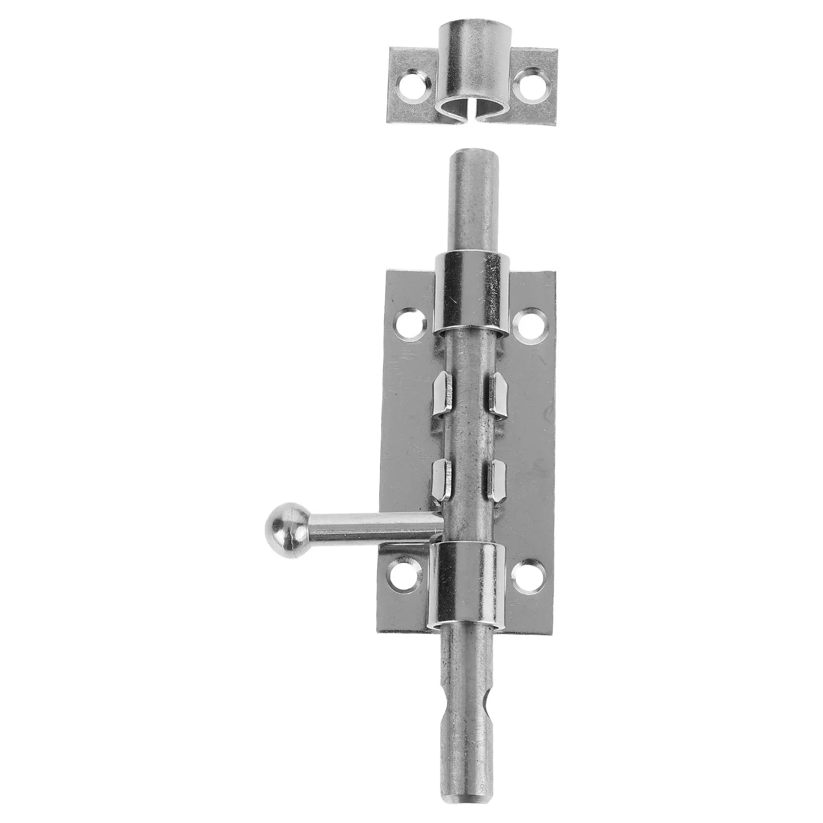

Stainless Steel Door Latch Security Lock Bolt Easy Install No Drilling Sliding Doors Bathroom Bedroom Kitchen Door Latch