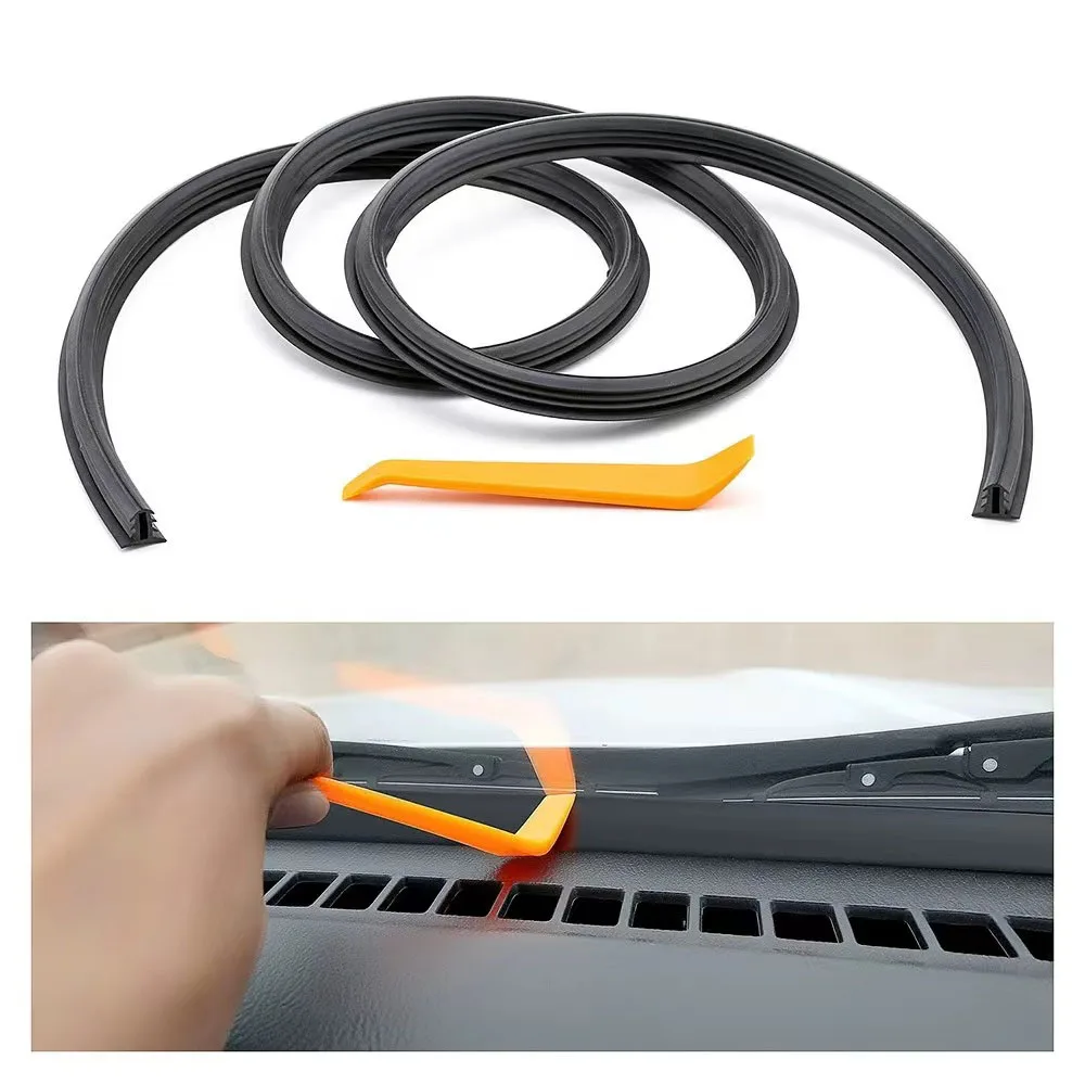 160cm universal sealing windshield sealing panel instrument panel sealing strip dustproof car sound insulation rubber strip