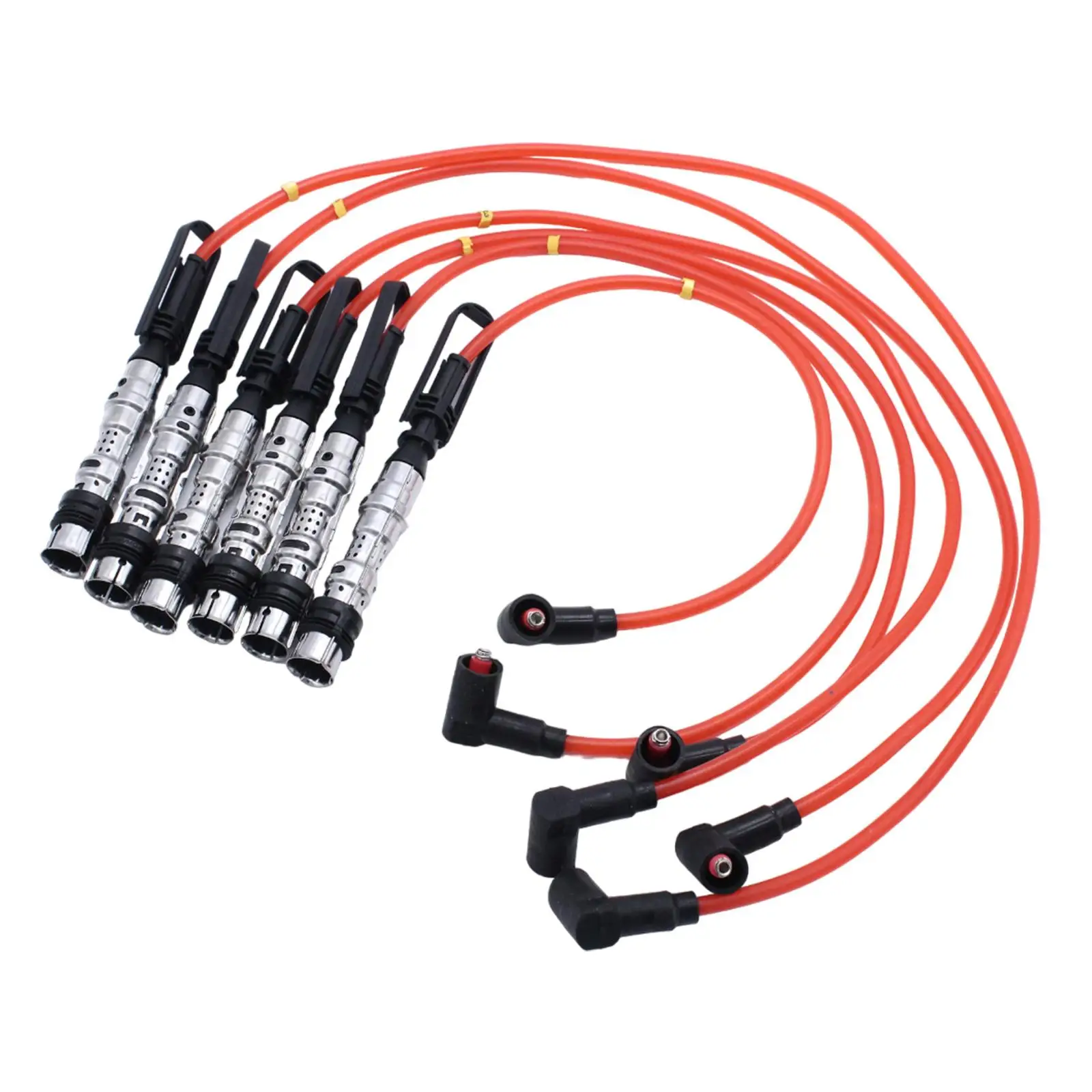 Spark Plug Wire Set Premium 6Pcs Ignition Cables for VW Sharan Golf III