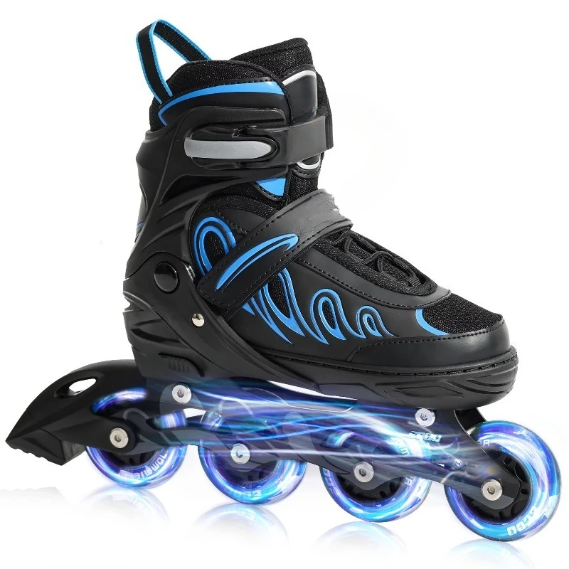 

Protective ankle elastic 4 pu wheel flash roller thickened 2.3 mm chassis inline roller skates