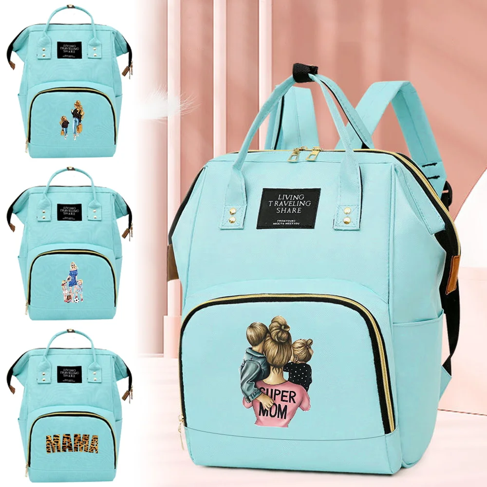 

Mommy Backpack Large Capacity Protable Mommy Diaper Backpack for Outing Nappy Changing Bag Mom Series with Compartments