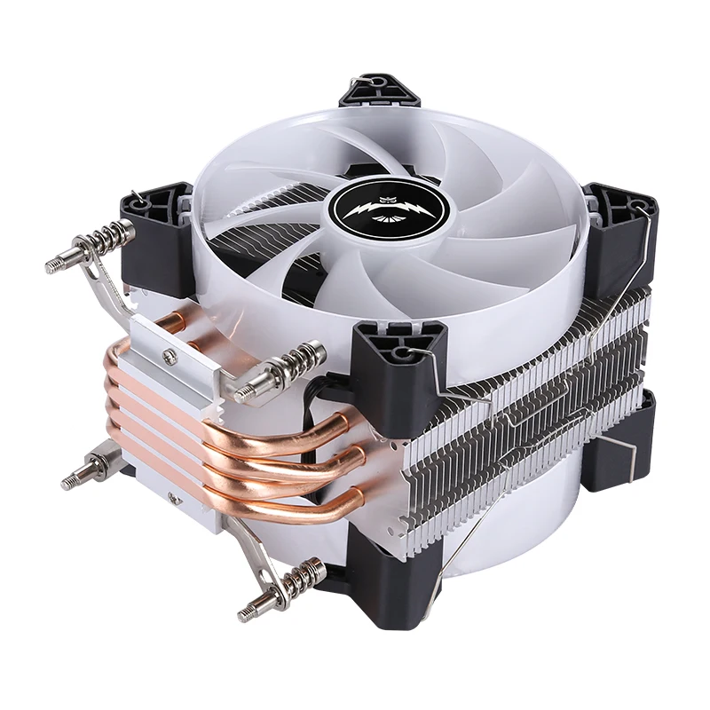 Cpu Processor 4Pin/PWM Compatible LGA2011 2066 x79 x99 1200 115x 1700 18xx i5 i7 PC Cooler 4/6 Heat Pipe 120mm Fan Colorful lamp - view 2