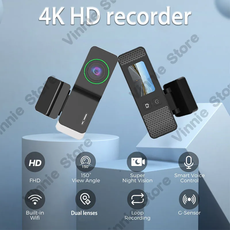 Driving recorder 2K4K HD DVR WIFI mobile phone interconnection stopped for 24 hours before.