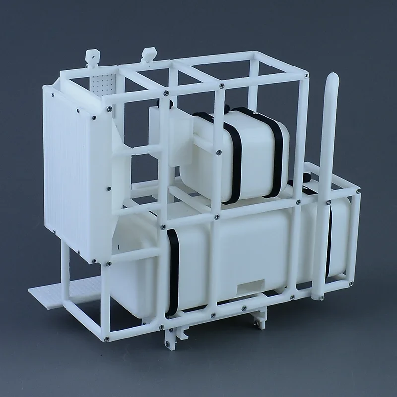 3D Printing Apparatuur Rack tank Gas Tank voor 1/14 Tamiya RC Truck SCANIA 770 S R620 VOLVO Benz 3363 MAN TGX Auto