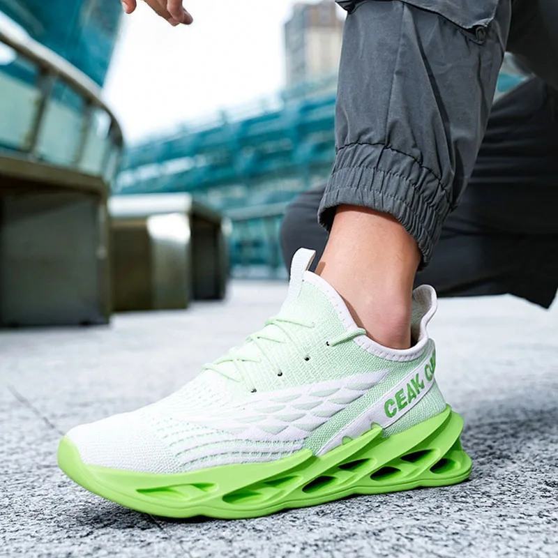 

YRZL Sneakers Men Shoes Breathable Running Sports Shoe Man Thick Sole Mens Training Shoes Athletic Sneakers Tennis Male Sneakers