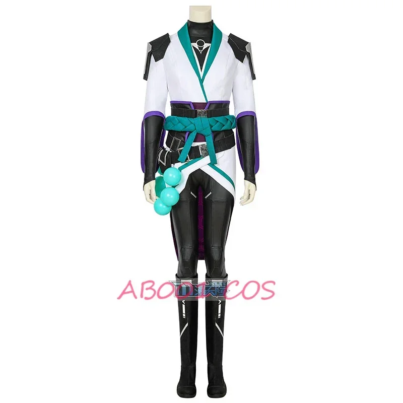 Game Valorant Sage Cosplay Costume Halloween Carnival Party Uniform Costom For Women Men Anime Clothes