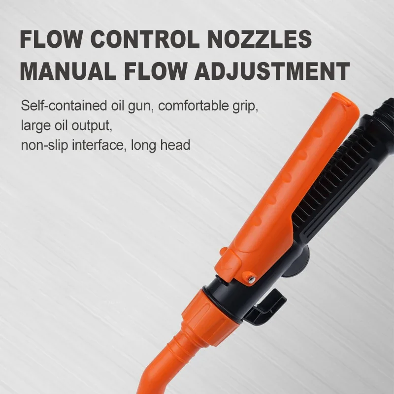 Electric Transfer Pump for Gas Car Portable Battery Powered Transfer Pump Equipment with Gun Mouth for Fuel Oil Gas Water Petrol