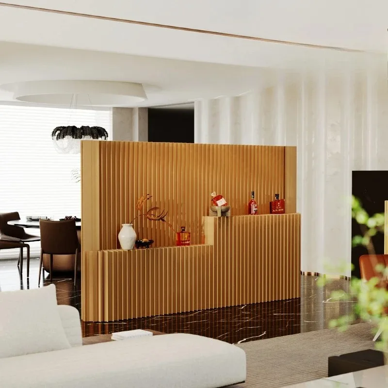 

Screen partition, stepped storage booth, living room entrance paper wall baffle