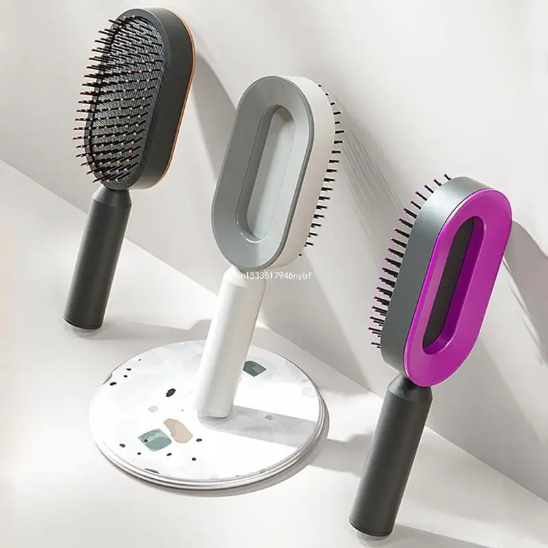 Curly Hair Styling Brush Wide Teeth Combs Women Scalp Massage Comb Anti-Static Detangler Hair Brush Dropship