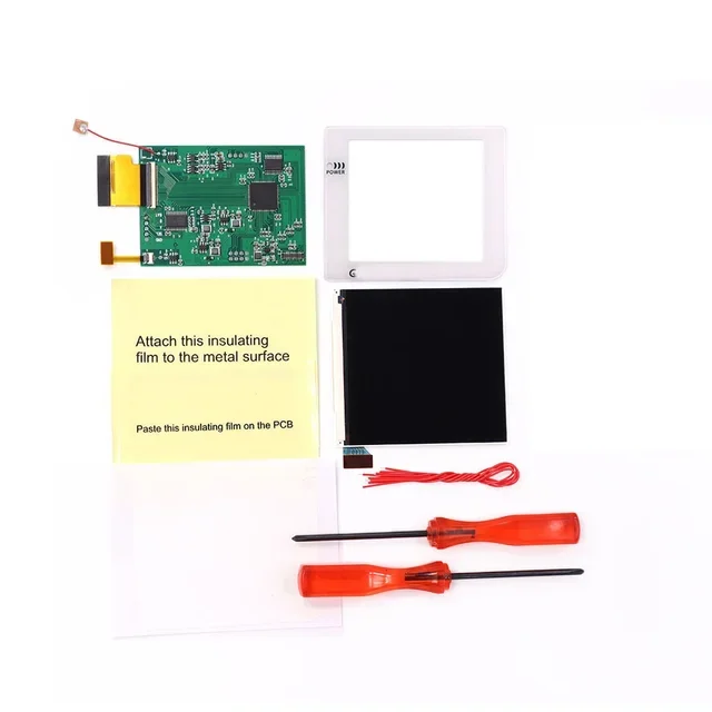 

Q5 Larger Display Screen Highlight Screen For GBP Pocket Console With IPS Backlight LCD Mod Kits White Lens RIPS