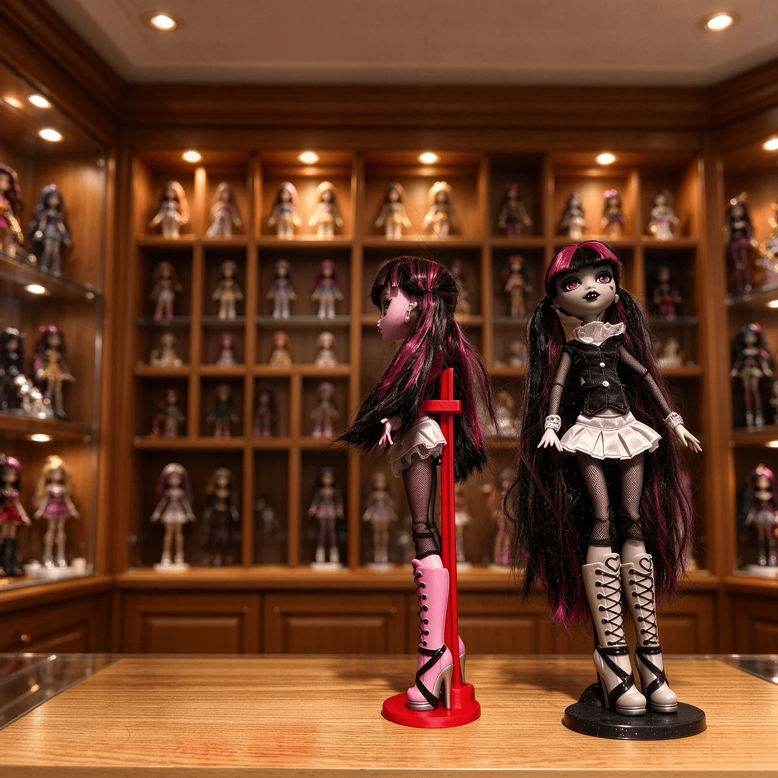 Universal Doll Standing Stand 20cm 3D Printed Matte PLA Material Compatible Rainbow High Monster High Fashion Doll