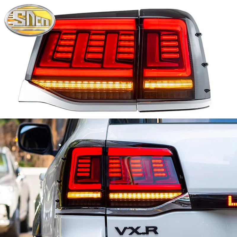 

Rear Running Light + Brake + Reverse + Dynamic Turn Signal Car LED Taillight Tail Light For Toyota Land Cruiser 200 2016 - 2020