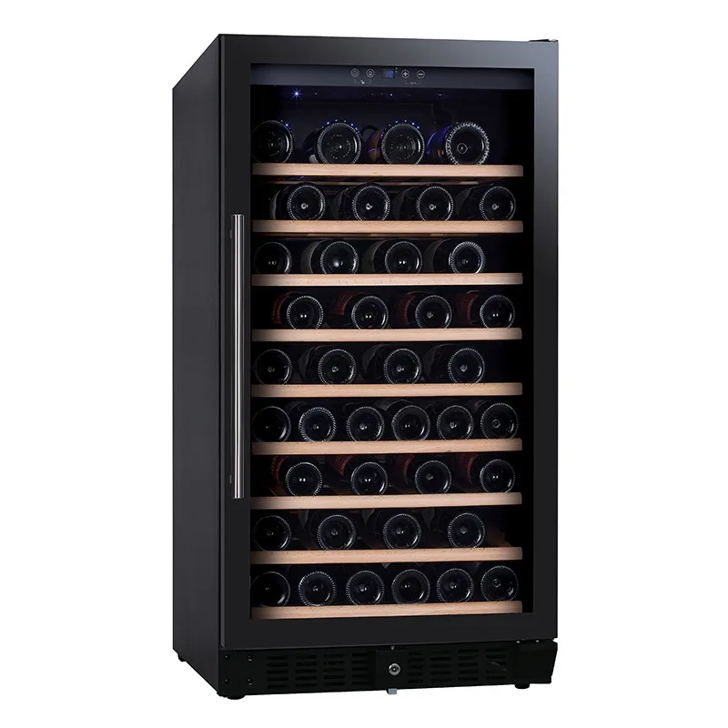 Airo Vinopro Smart Wine Cooler Cabinet 96 Bottle Compressor Wine Cellar With 270L Wire Shelf Single Zone Glass Door Wine Fridge