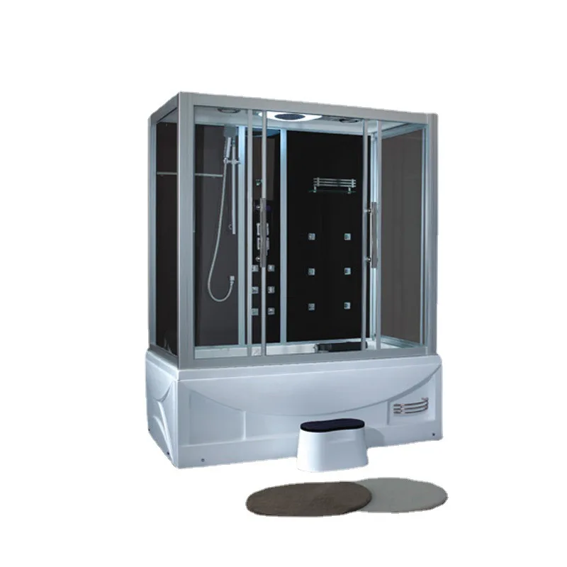 

Andy bathroom, smart shower room, integral showe with rectangular bathtub,foreign trade export