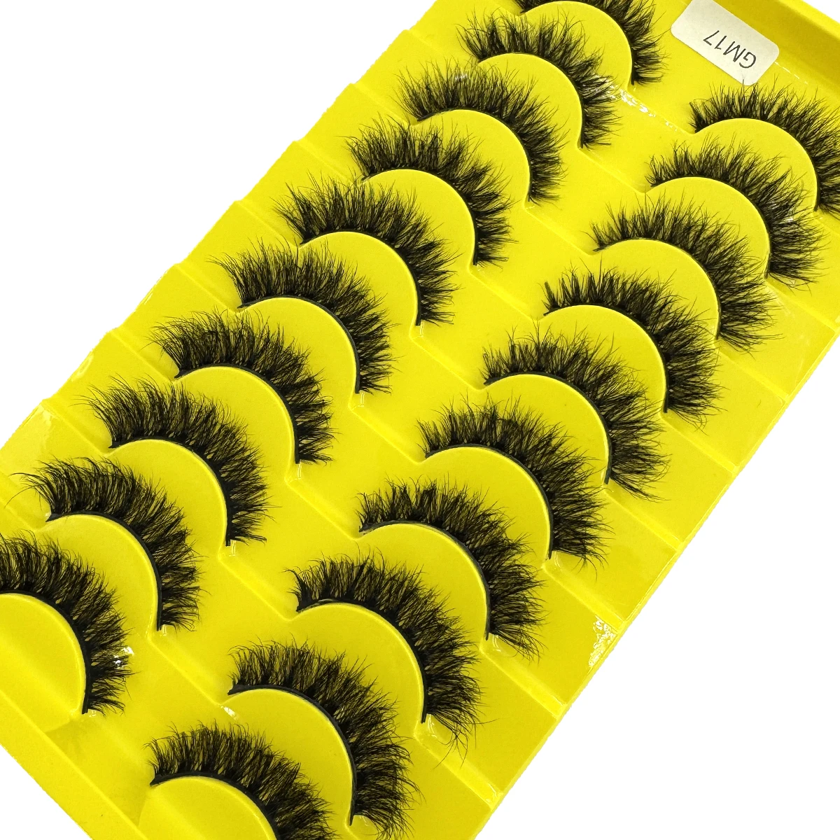 HBZGTLAD 10 ペア偽ふわふわロシアンストリップまつげ 3D 偽まつげメイクアップ乱雑なつけまつげふわふわ厚いまつげ