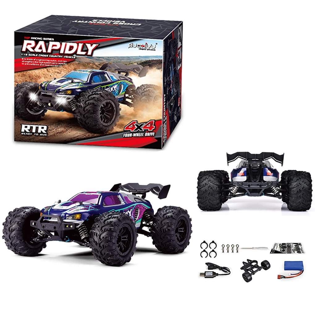 1/16 RC Car 4x4 Remote Control Cart 16101 Brushless 2.4G Electric High Speed Off-Road Drift Toys for Children Adult