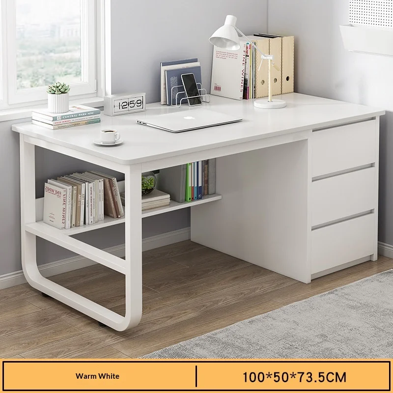 

Компактный прямоугольный компьютерный стол с регулируемой высотой для дома и офиса, студенческий стол для ПК, экономящий пространство, стол для ноутбука