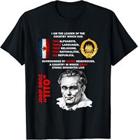 Josip Broz Tito Men T-Shirt Short Sleeve Casual 100% Cotton T Shirt