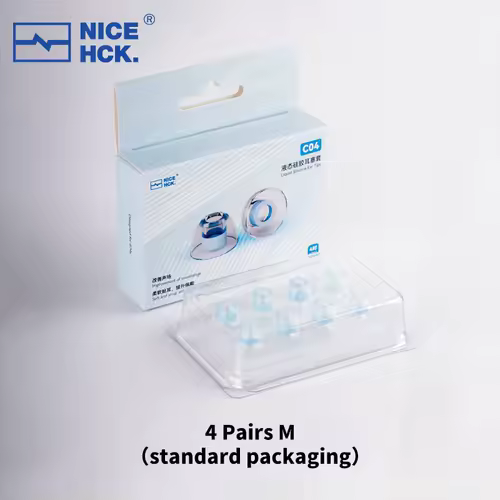 NICEHCK C04 Liquid Silicone Ear Tips Flexible Noise Isolating Ear Caps Skin-friendly Reusable Eartips for Explorer 4U NX8 Cantor - Image 10