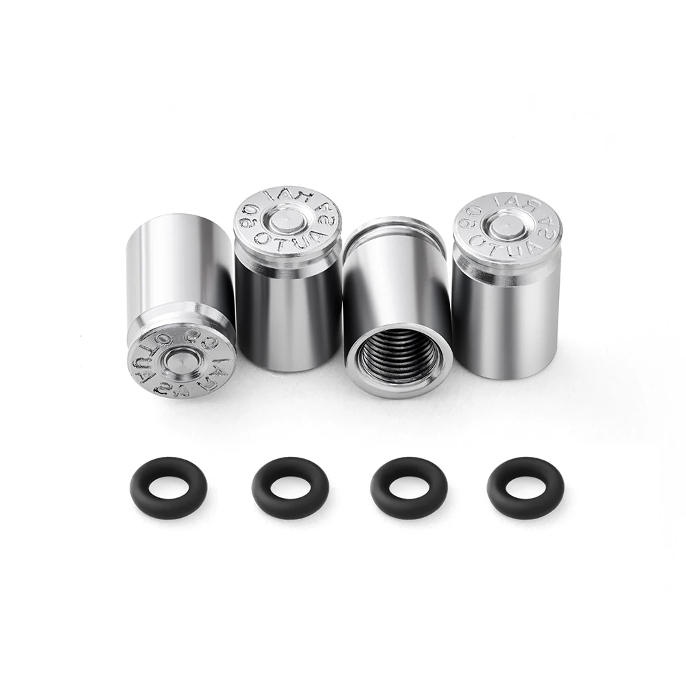 4PCS Car Wheel Tire Valve Caps Tyre Stem Covers Airdust Waterproof For Honda Fit GK3 GK4 2014~2026 Accessories view 5
