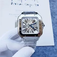 Luxury Men's Stainless Steel 40mm Quartz Watch Watch for Men