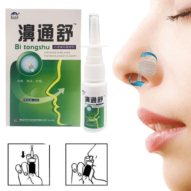 Nasal Spray Bottles Pump Sprayer Mist Nose Spray Refillable Bottle For Saline Water Wash Applications