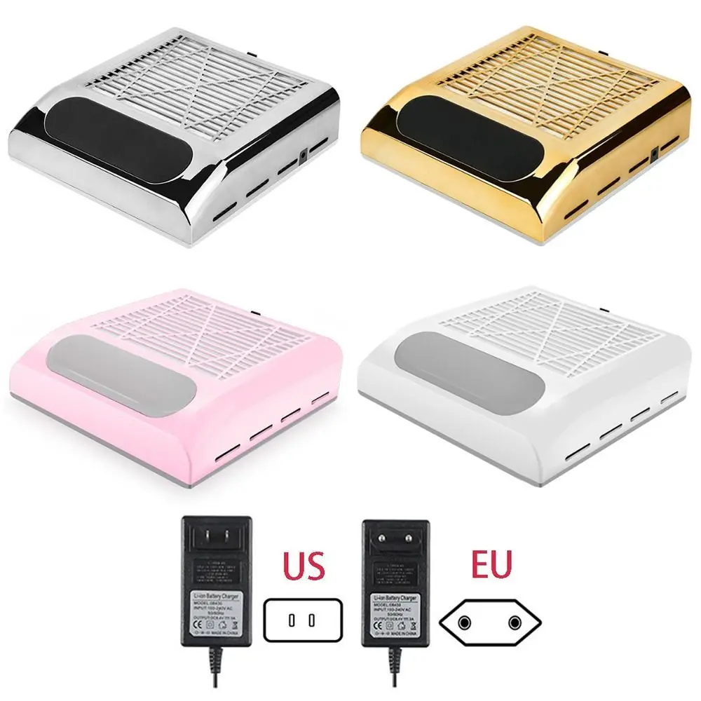 

80W Nail Dust Collector Removable Filter Screen Low Noise Nail Dust Vacuum Cleaner Turbine Brushless Speed ​​Adjustable