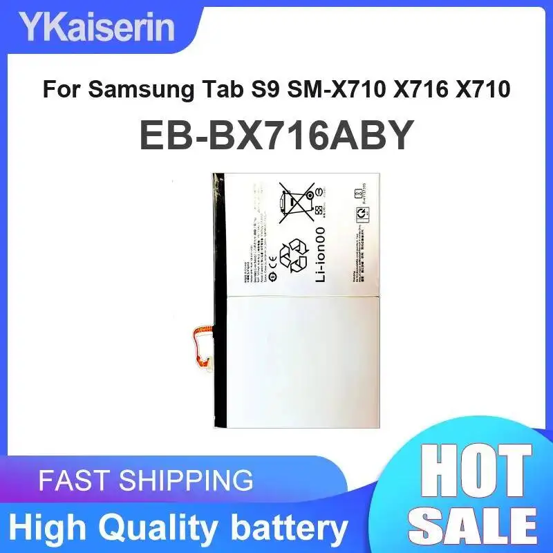Reliable Power Tablet Battery High Quality For Samsung Tab S9 SM-X710 X716 X710 EB-BX716ABY 8400mAh