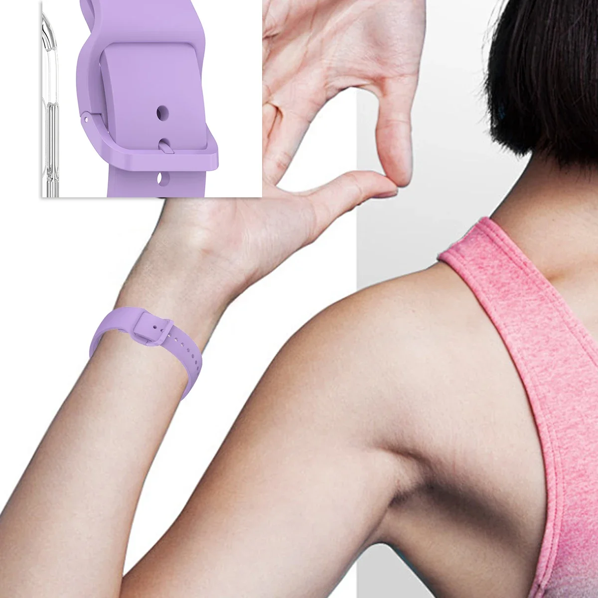 Schutzhülle + Silikonarmband für Xiaomi Redmi Watch 5 Active/5 Lite, vollständiger Bildschirm, TPU-Schale und atmungsaktives, weiches Sportarmband