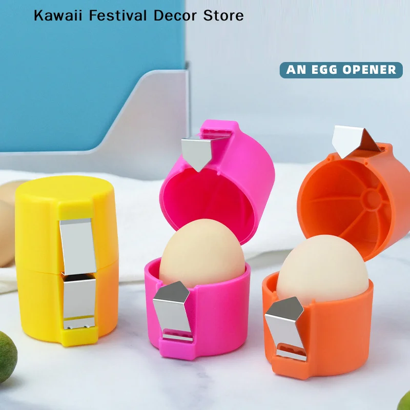 【K】Eggshell Separator Handheld Eggshell Opener Kitchen Baking Tools Egg Cutting Tool Portable Egg Cracking Tool For Home Kitchen