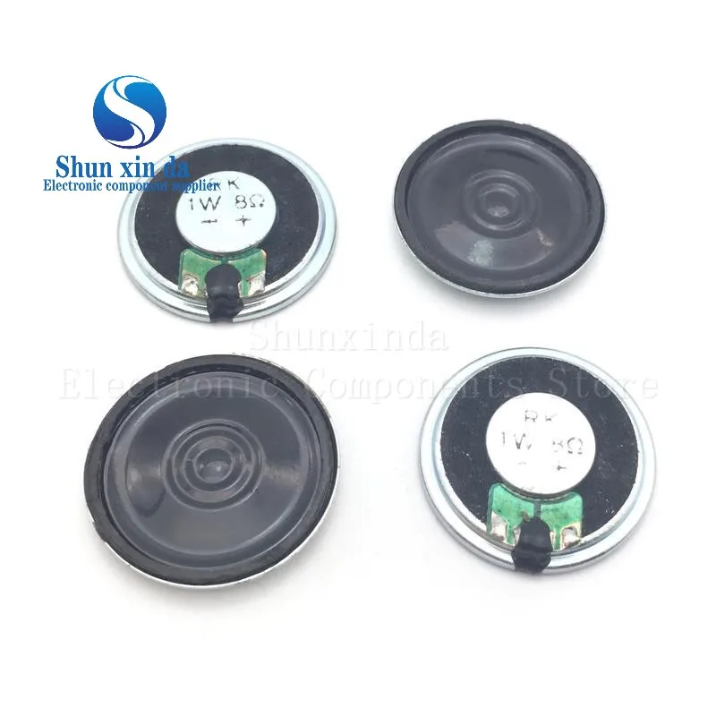 5PCS New Ultra-thin Mini speaker 1W 8R speaker Diameter 36/40/50MM 4CM 8ohms 1watt  thickness 4MM DIY speaker audio accessories