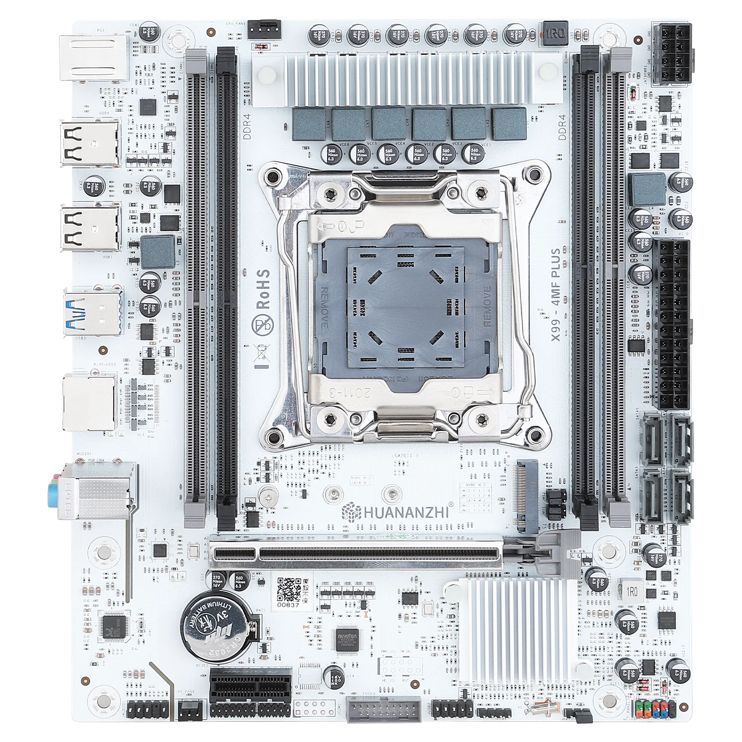 HUANANZHI X99 4MF PLUS LGA 2011-3 XEON X99 Motherboard Intel E5 2620 2640 2666 2678 V3 V4 support DDR4 RECC NON-ECC Memory NVME