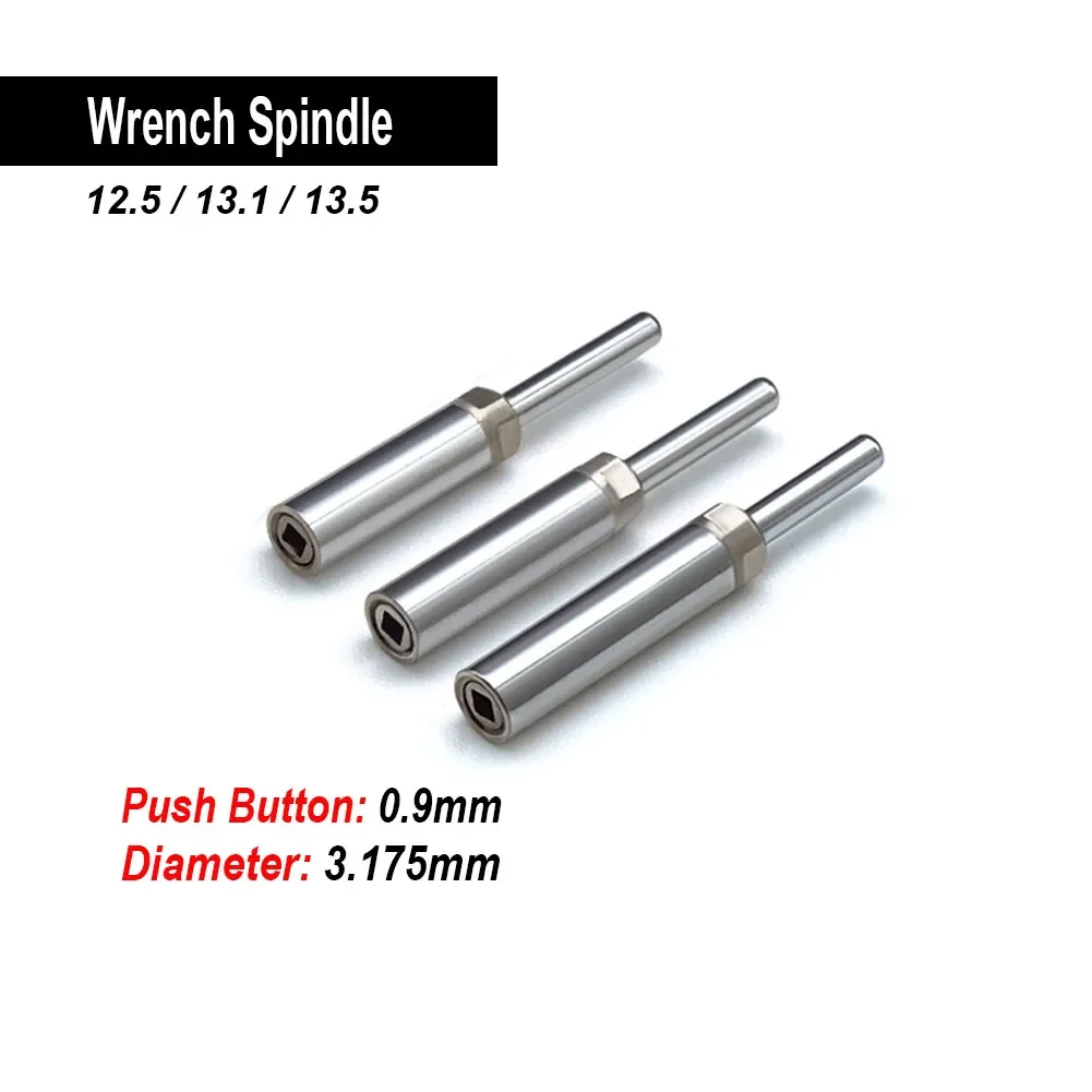 10Pcs Dental Turbine Spindle NSK KAVO WH High-speed Handpiece 9.8/10.8/11.8/12.5/13.7/mm Push Button Axis Wrench Cartridge Shaft