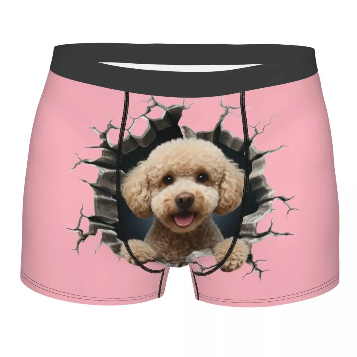 

Шорты-боксеры «Во все тяжкие пуделя», подарок на годовщину для мужа, нижнее белье для любителей собак с 3D принтом, трусы, мягкие трусы