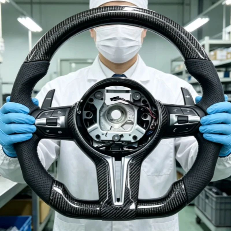 Steering Wheel For BMW M3 M5 F10 F20 F30 F32 M4 F82 335i E90 325i M5 550i F83 428i X3 F13 E87 E60 M6 E70 E71 E72 E81 Accessories