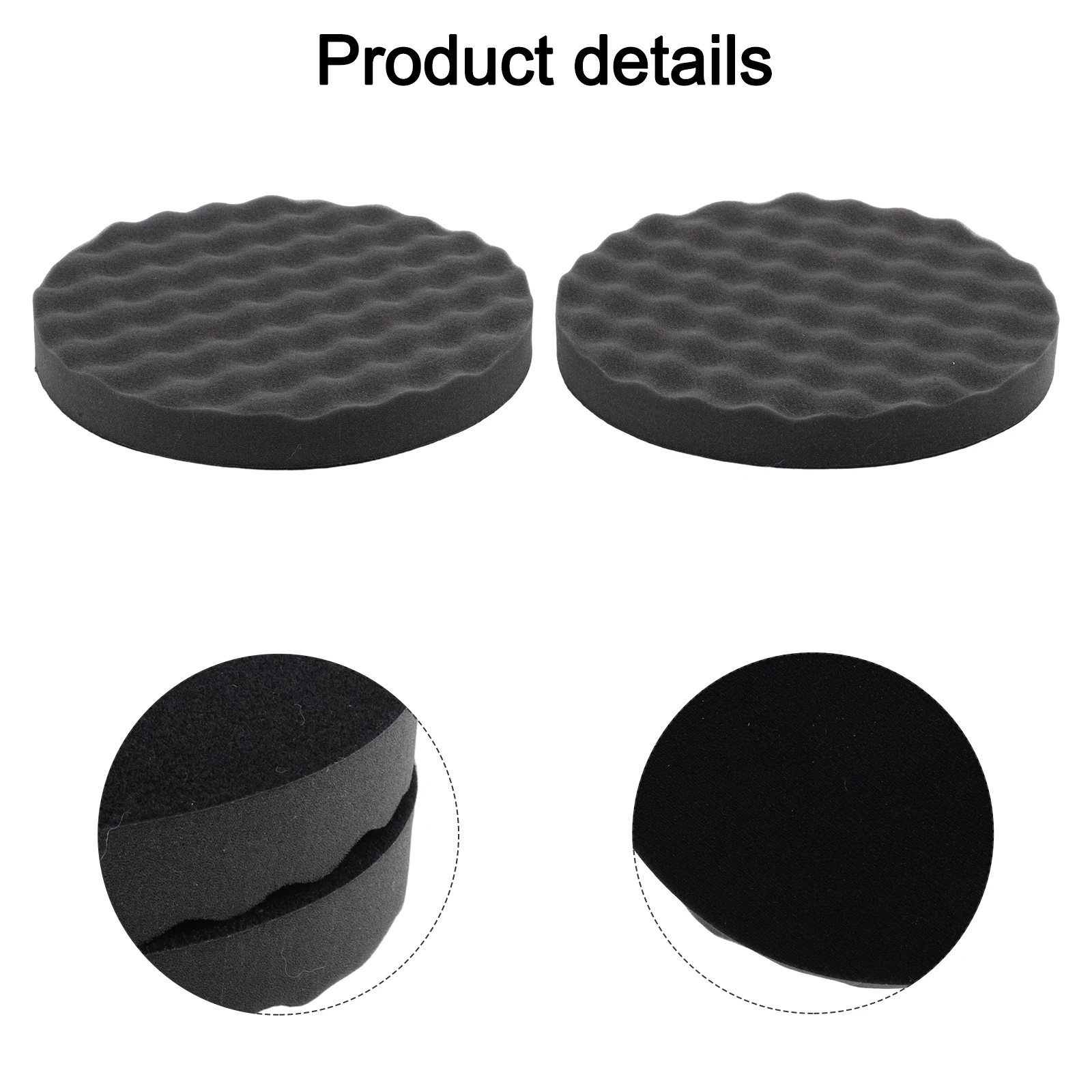 Two 8 Inch Foam Polishing For Pads for Detailing Professionals and Enthusiasts Seeking Controlled Cut and Finishing Performance