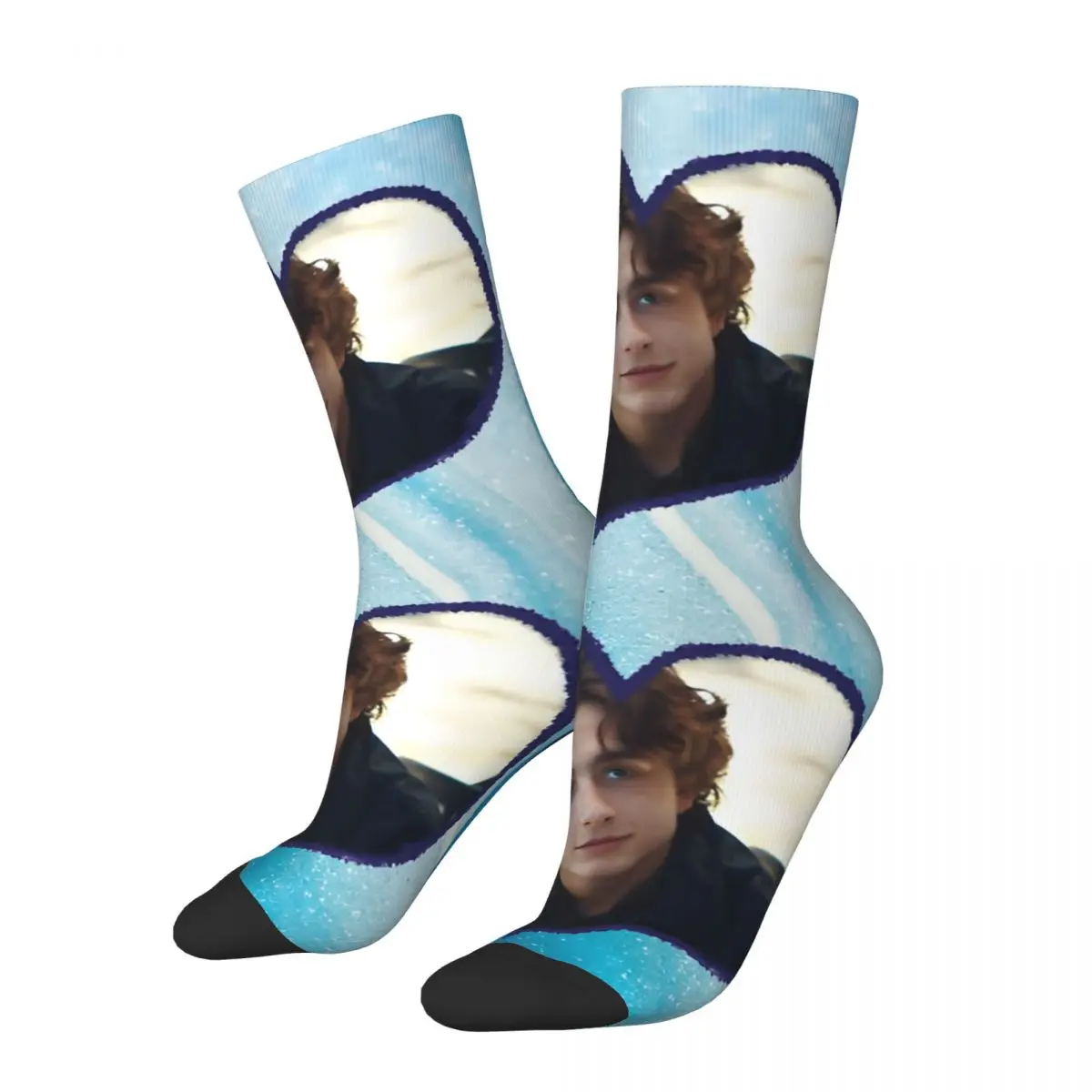 

Crazy compression Is Love Sock for Men Harajuku Timothee Chalamet Quality Pattern Crew Sock Novelty