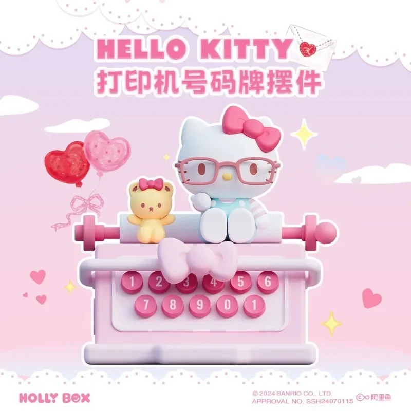 Новая серия принтеров Hello Kitty, автомобильная ароматерапевтическая табличка с номером, милая кавайная модель для девочек, орнамент, подарок для людей