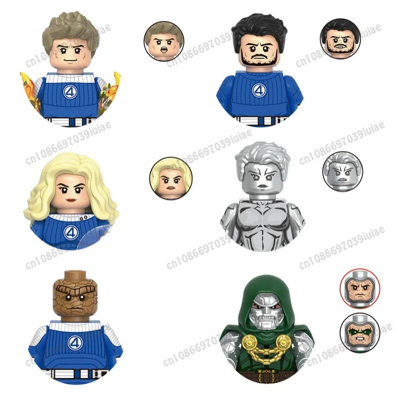 HEROCROSS Clown Ivy Batman Harley Quinn Catwoman Robin Bricks Bloques de Construcción de Personajes de Dibujos Animados Regalo de Cumpleaños GH0312 DY606
