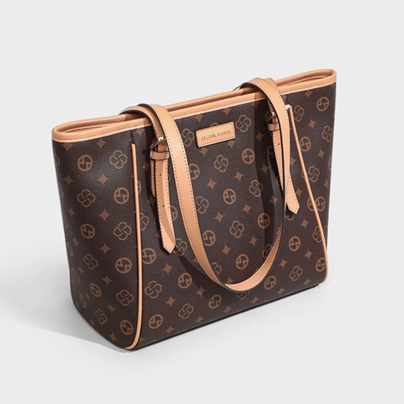 

2026 Women Luxury Classic Monogram Famous Shoulder Bag Lady Daily Commute Handle Bag Female Outdoor Large Capacity Tote Bag