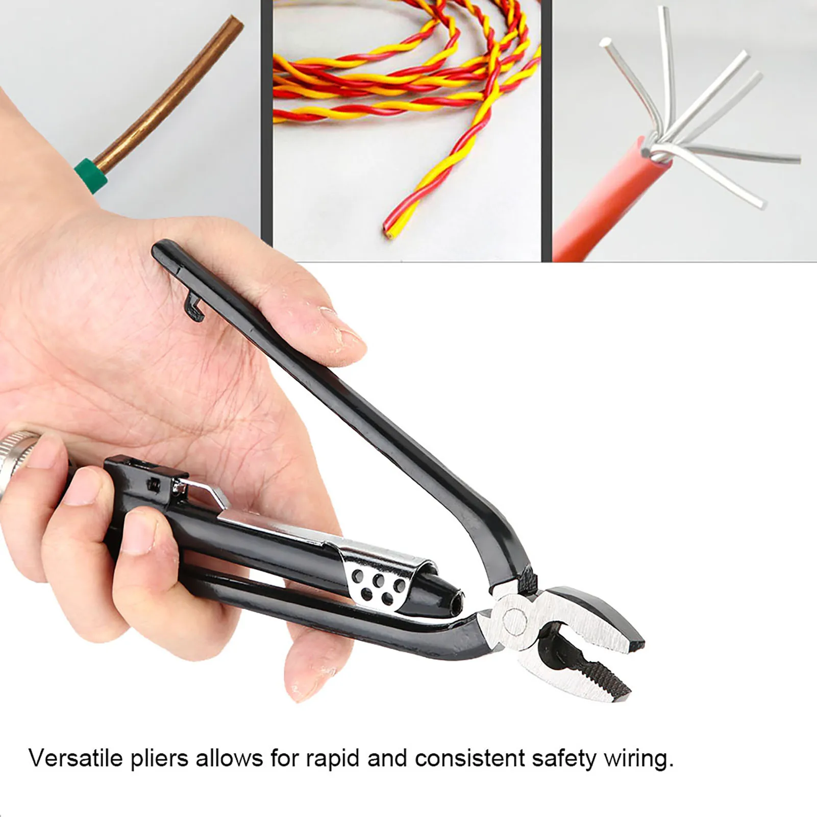 6 Inch Wire Twisting Pliers High Carbon Steel Wire Pliers Heavy Duty Versatile Pliers With Locking Jaw