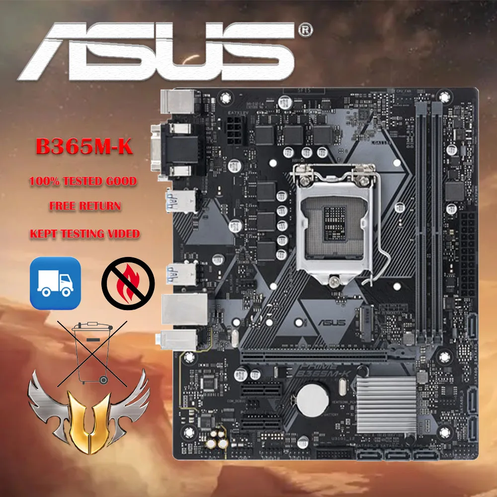 Asus B365M-K Intel … - image
