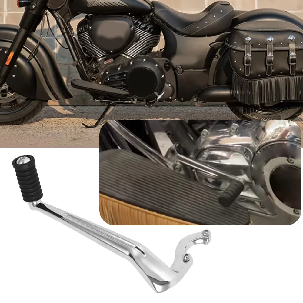 

Black / Chrome Aluminum Alloy Heel Shift Lever For Indian Vintage Dark Horse 2021 Black / Chrome Heel Toe Gear Shift Lever Pegs