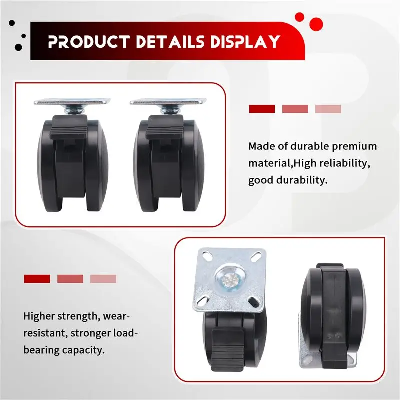 NEW HOT In Stock-Locking Caster Wheel Replacement(2Pcs)- For Weber Spirit 200/300 Series& E310 E-215 E315 E320 Grills- Model Cod - view 2