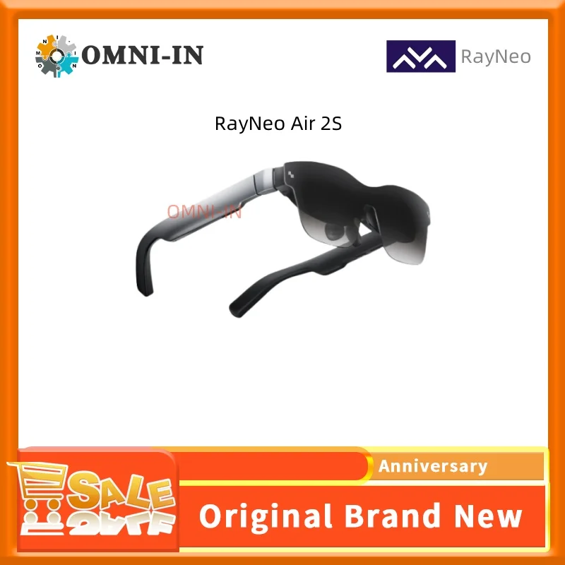 

RayNeo Air 2S [New Product] Smart AR Glasses Lying Mirror HD Giant Screen Viewing Glasses 120Hz High Refresh