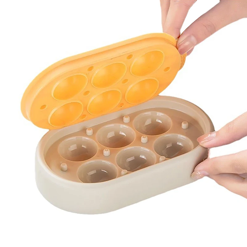 1Pc Silicone Ice Lattice Frozen Ice Cube Artifact Ice Making Mold Household Ice Tray With Lid Easy To Demould Ice Cube Mold