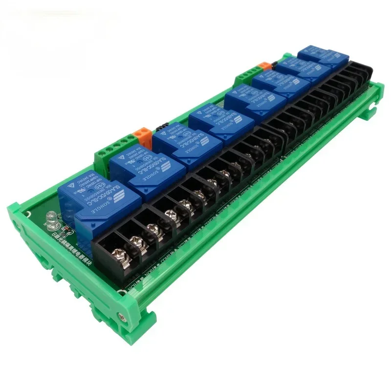 ثمانية وحدة تتابع 8 قنوات 30A مع عزل Optocoupler 5 فولت 12 فولت 24 فولت تدعم الزناد العالي والمنخفض للمنزل الذكي