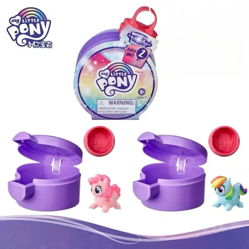 Hasbro My Little Pony Magic Bottle Blind Box Twilight Sparkle Pinkie Pie Rarity Model Doll Toys Collect Ornaments Kids Gifts