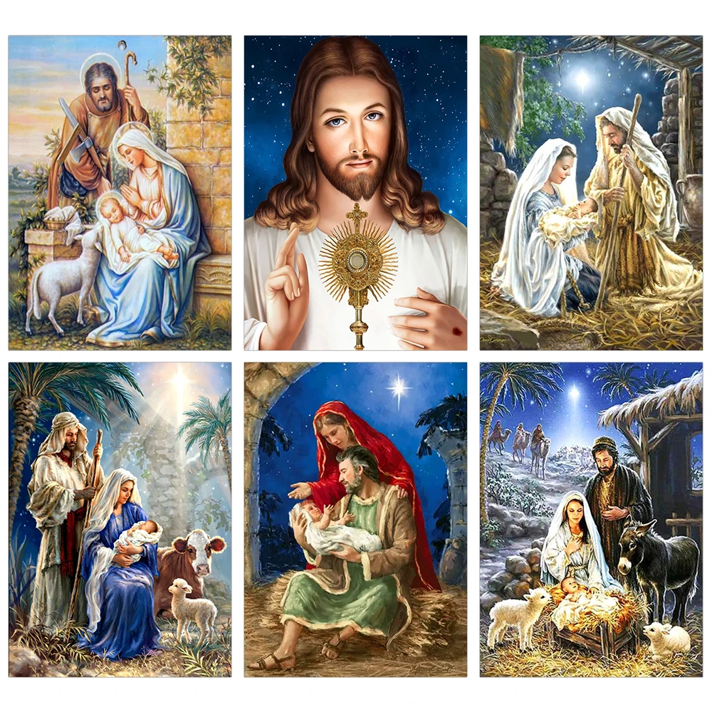 Cristo jesus pintura diamante redenção de jesus diamante mosaico strass incrustado ponto cruz conjunto diy decoração para casa presente