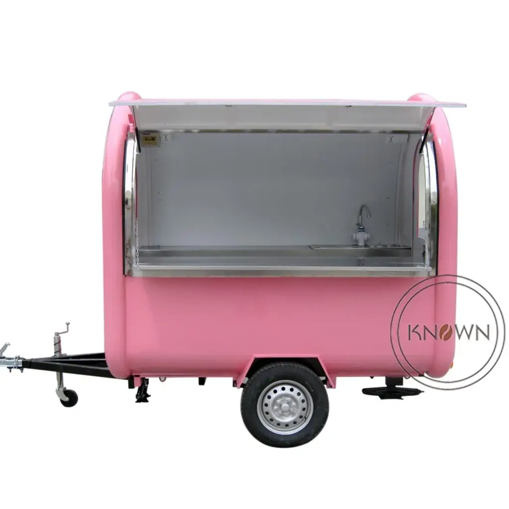 OEM Fast food street food cart kiosk/tricycle snack selling cart